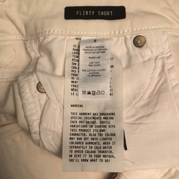 Two toned jean shorts - Picture 5 of 6